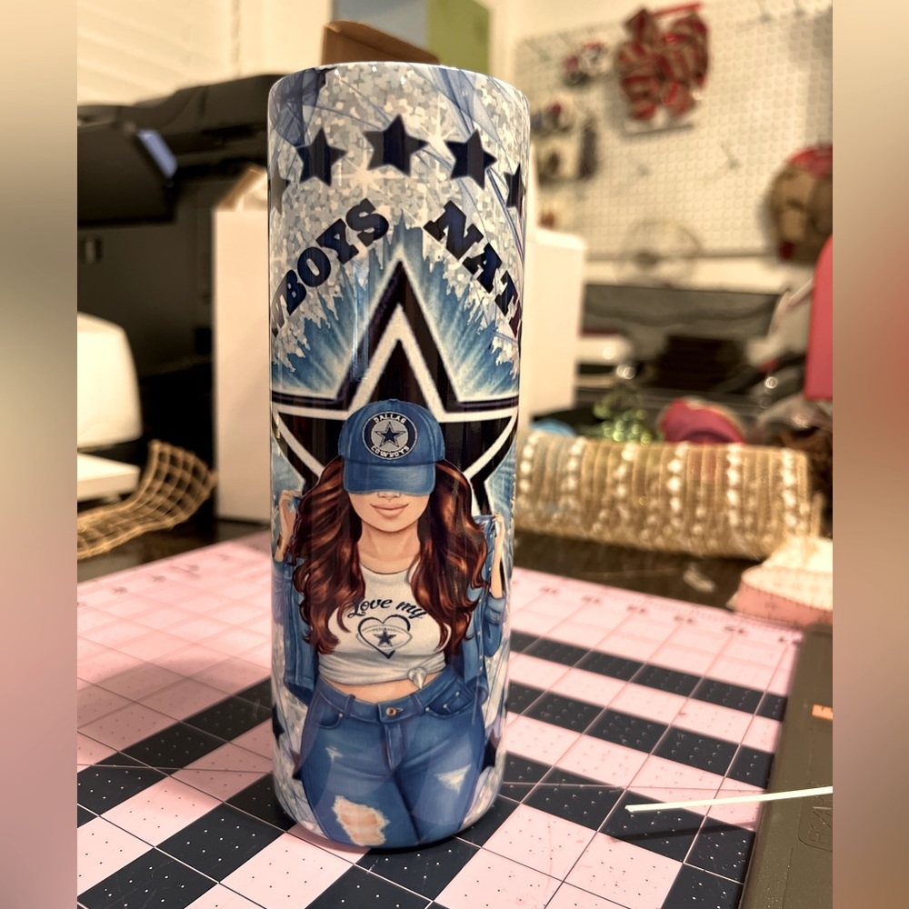 Custom Tumbler - Dallas Cowboys
